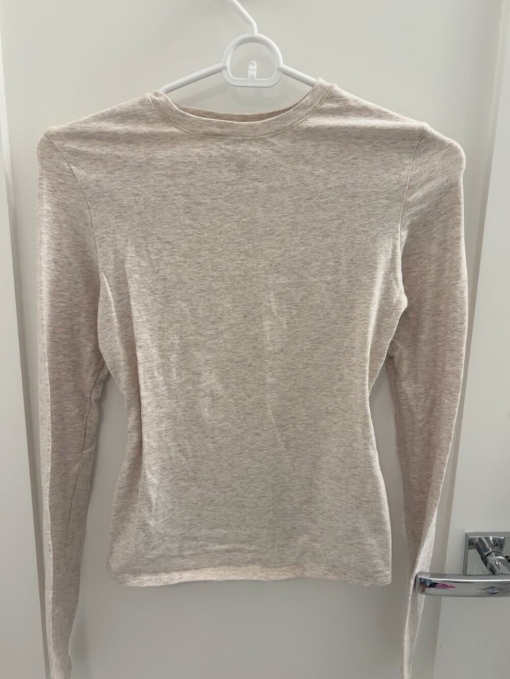 SKIMS cotton jersey long sleeve size S